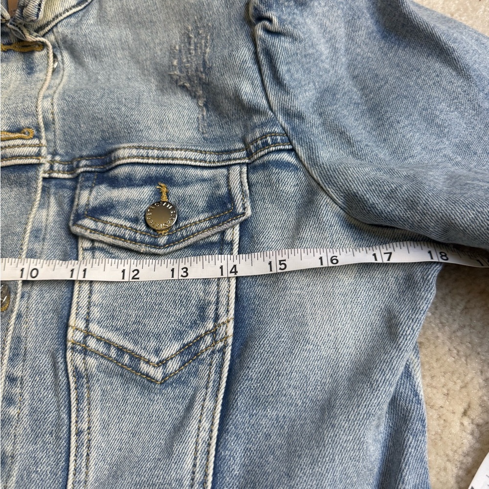 Retrofete Light Blue Denim Mini Dress - Picture 8 of 9